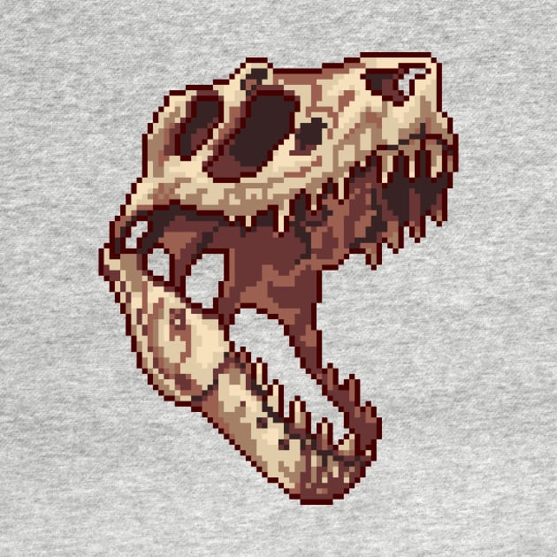 Tiny T-Rex skull by Ashdoun